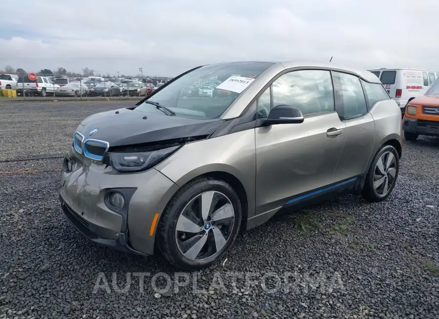 BMW I3 2016 vin WBY1Z4C57GV506008 from auto auction Iaai