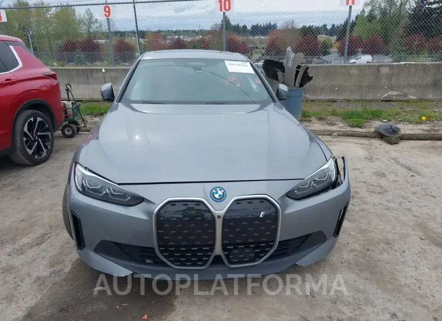 BMW I4 2022 vin WBY73AW0XNFN12290 from auto auction Iaai