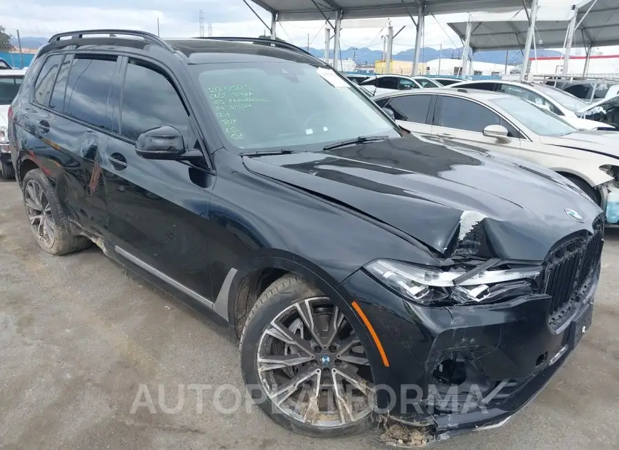 BMW X7 2021 vin 5UXCW2C04M9F01821 from auto auction Iaai