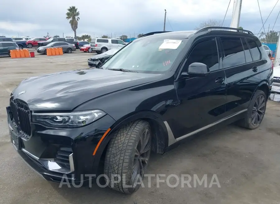 BMW X7 2021 vin 5UXCW2C04M9F01821 from auto auction Iaai