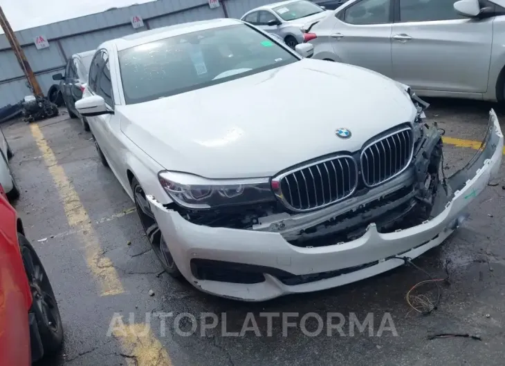 BMW 740I 2016 vin WBA7E2C52GGD99935 from auto auction Iaai