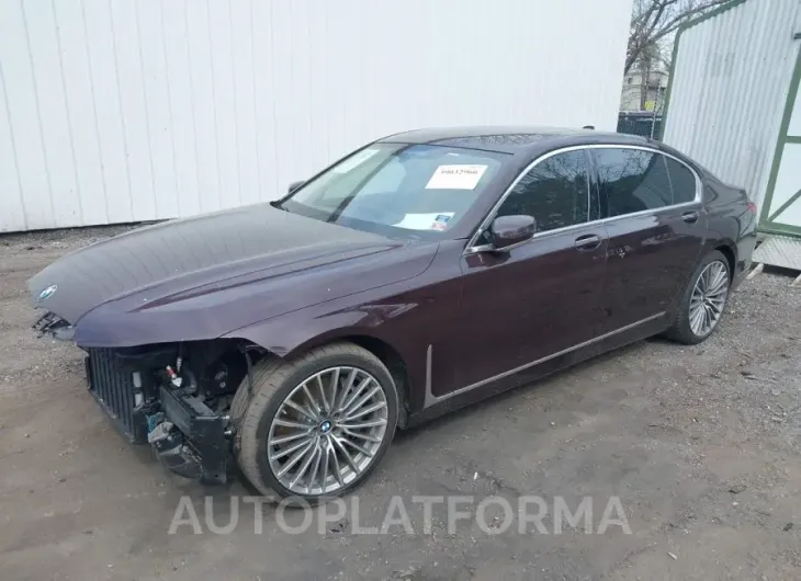 BMW 750I 2020 vin WBA7U2C03LGJ59453 from auto auction Iaai