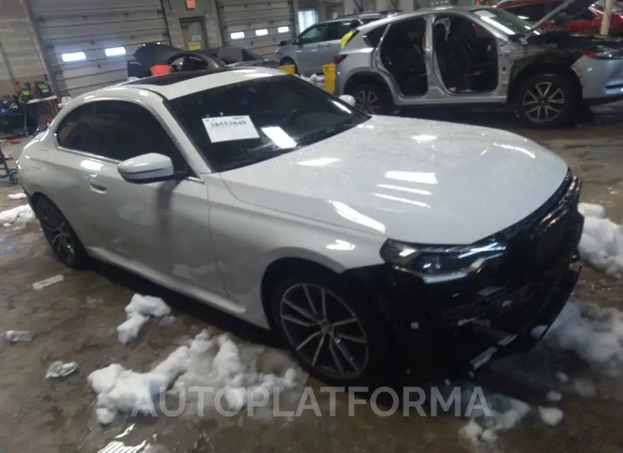 BMW 230I 2022 vin 3MW23CM06N8C49943 from auto auction Iaai