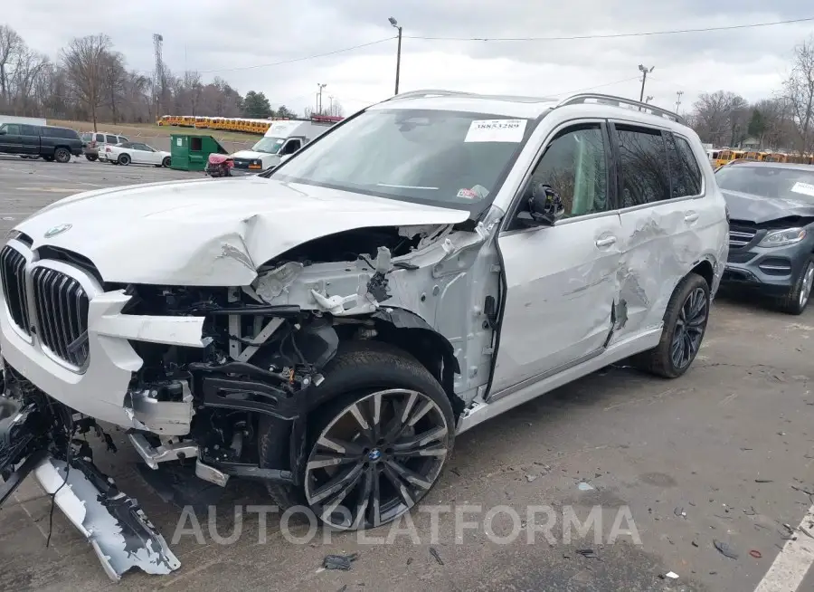 BMW X7 2024 vin 5UX23EM06R9U73870 from auto auction Iaai