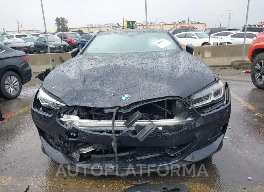 BMW M850I 2021 vin WBABC4C01MCG01022 from auto auction Iaai