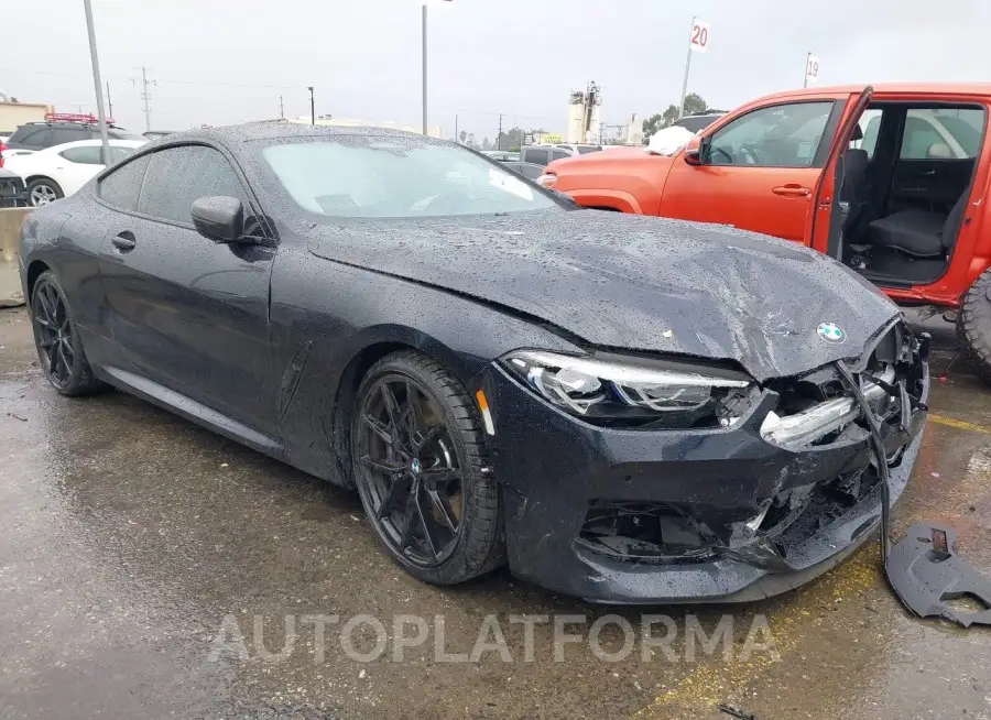 BMW M850I 2021 vin WBABC4C01MCG01022 from auto auction Iaai