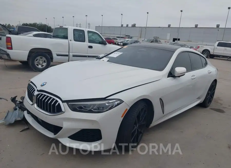 BMW 840I GRAN COUPE 2022 vin WBAGV2C02NCG92355 from auto auction Iaai