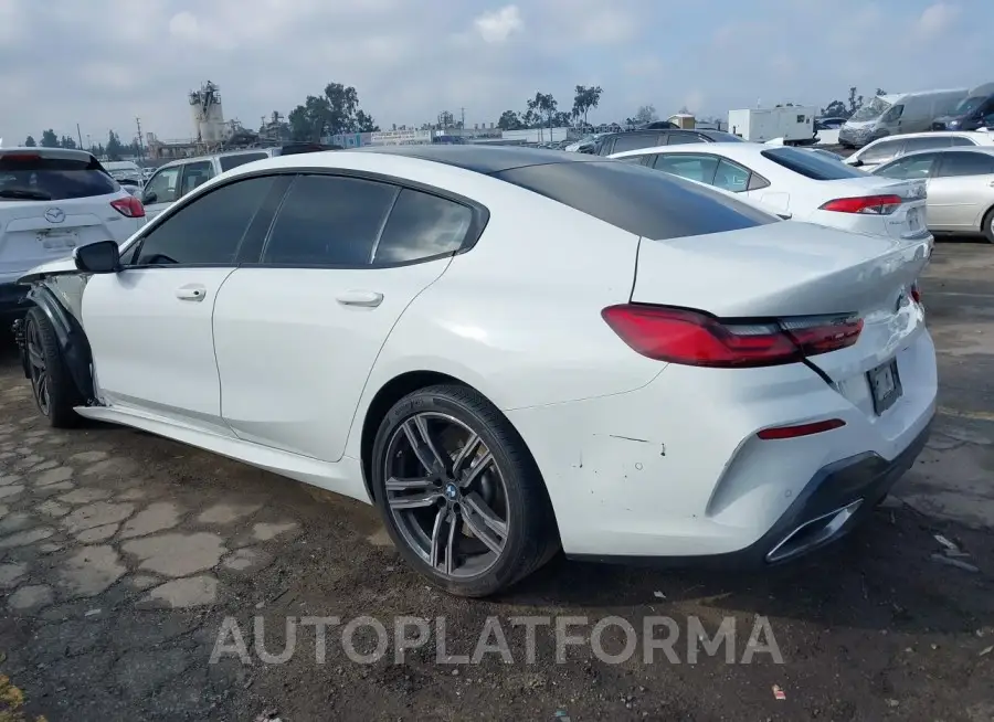 BMW 840 GRAN COUPE 2022 vin WBAGV2C05NCJ91229 from auto auction Iaai