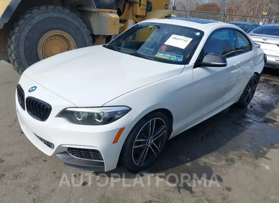 BMW M240I 2018 vin WBA2J7C51JVB28628 from auto auction Iaai