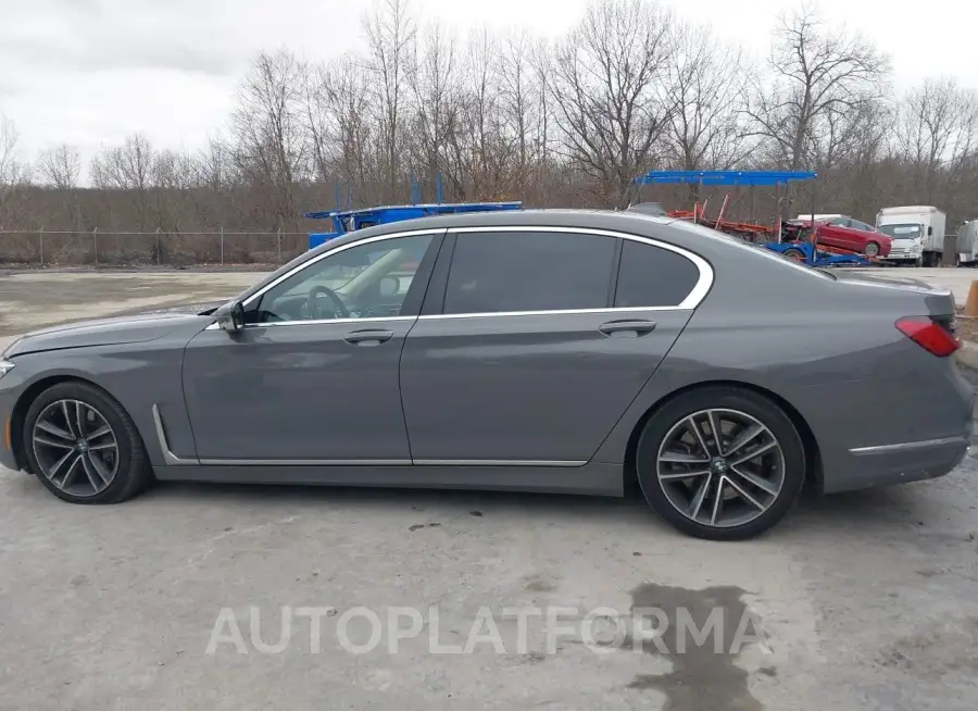 BMW 750I 2022 vin WBA7U2C06NCK83727 from auto auction Iaai