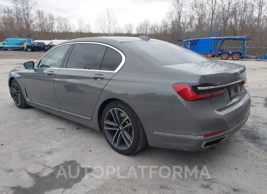 BMW 750I 2022 vin WBA7U2C06NCK83727 from auto auction Iaai