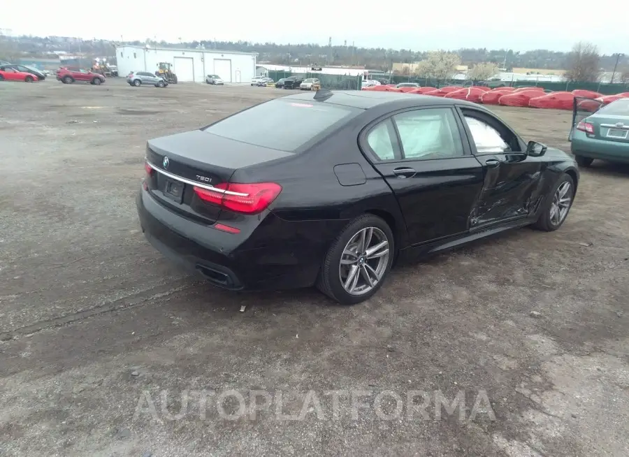 BMW 750I 2016 vin WBA7F2C56GG418349 from auto auction Iaai