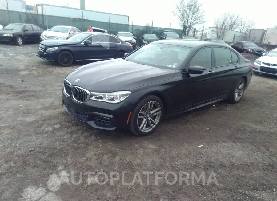 BMW 750I 2016 vin WBA7F2C56GG418349 from auto auction Iaai