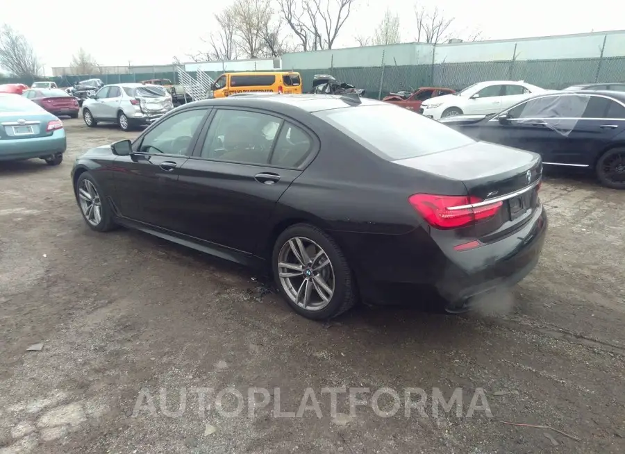 BMW 750I 2016 vin WBA7F2C56GG418349 from auto auction Iaai