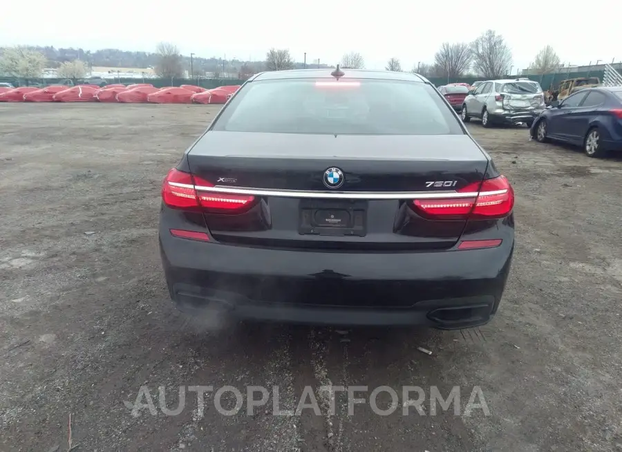 BMW 750I 2016 vin WBA7F2C56GG418349 from auto auction Iaai