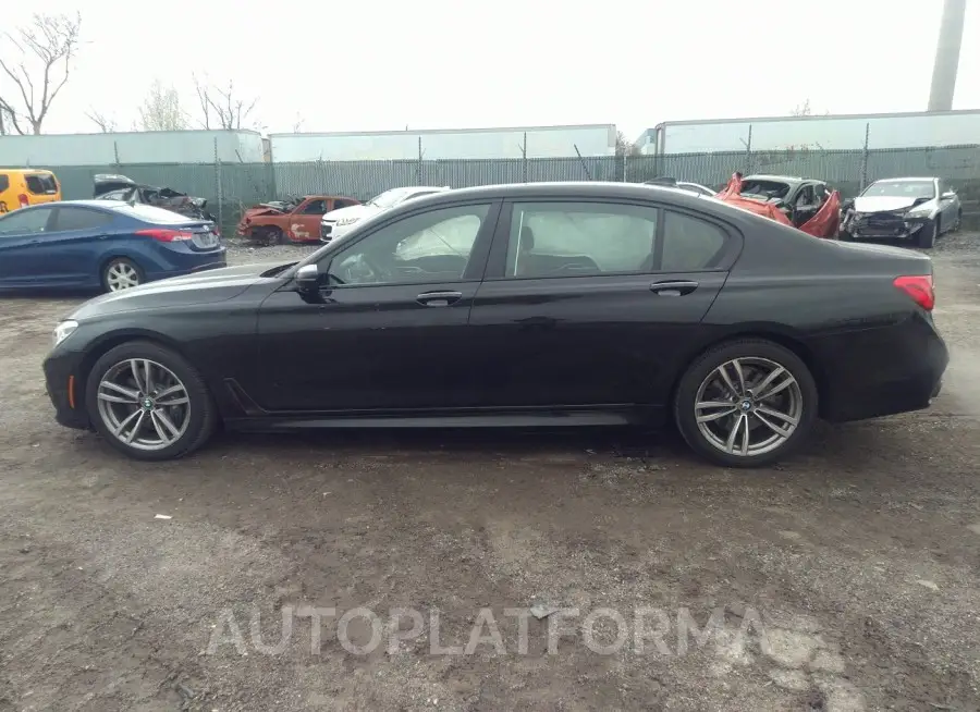 BMW 750I 2016 vin WBA7F2C56GG418349 from auto auction Iaai