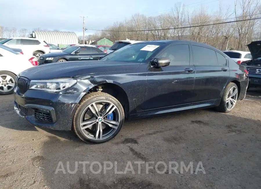 BMW 750I 2019 vin WBA7F2C5XKB240354 from auto auction Iaai