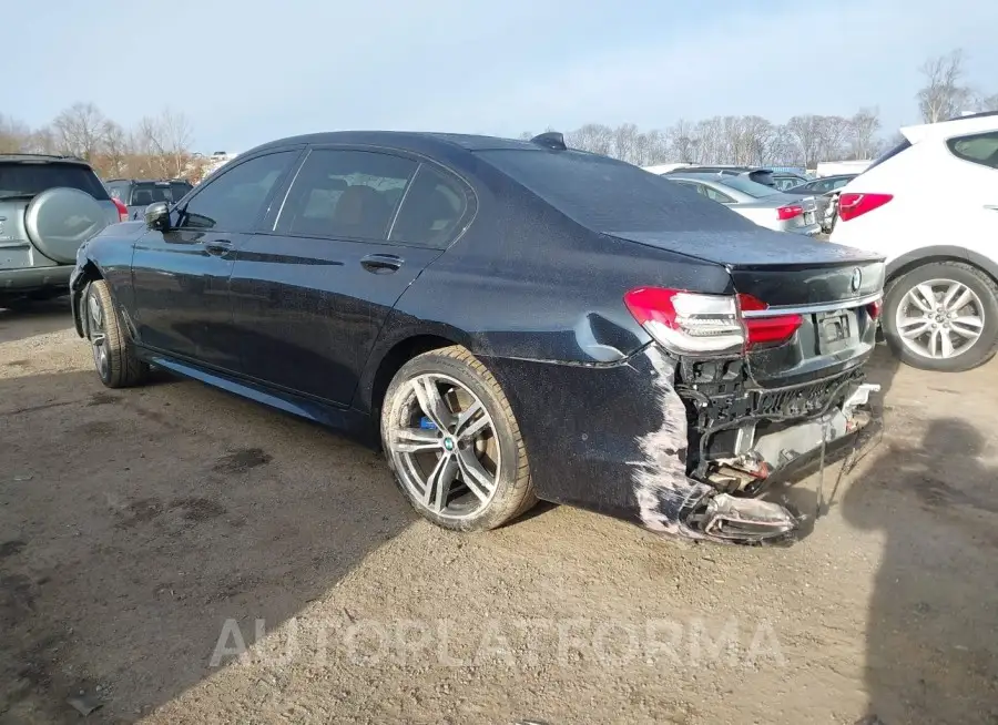 BMW 750I 2019 vin WBA7F2C5XKB240354 from auto auction Iaai