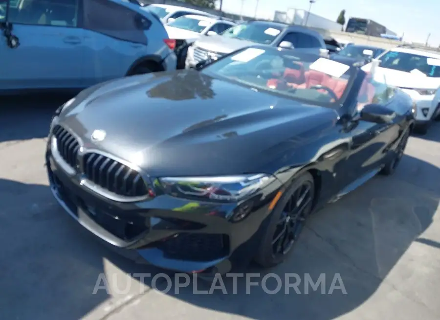 BMW M850I 2019 vin WBAFY4C55KBX29343 from auto auction Iaai