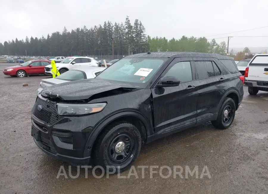 FORD POLICE INTERCEPTOR UTILITY 2022 vin 1FM5K8AW8NNA08869 from auto auction Iaai