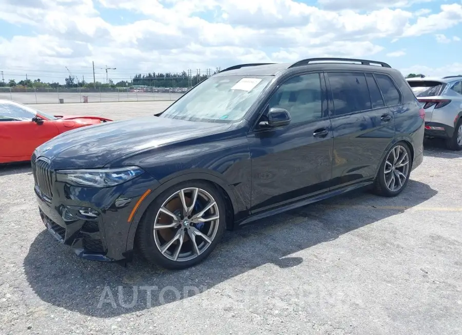 BMW X7 2022 vin 5UXCX6C06N9K90737 from auto auction Iaai