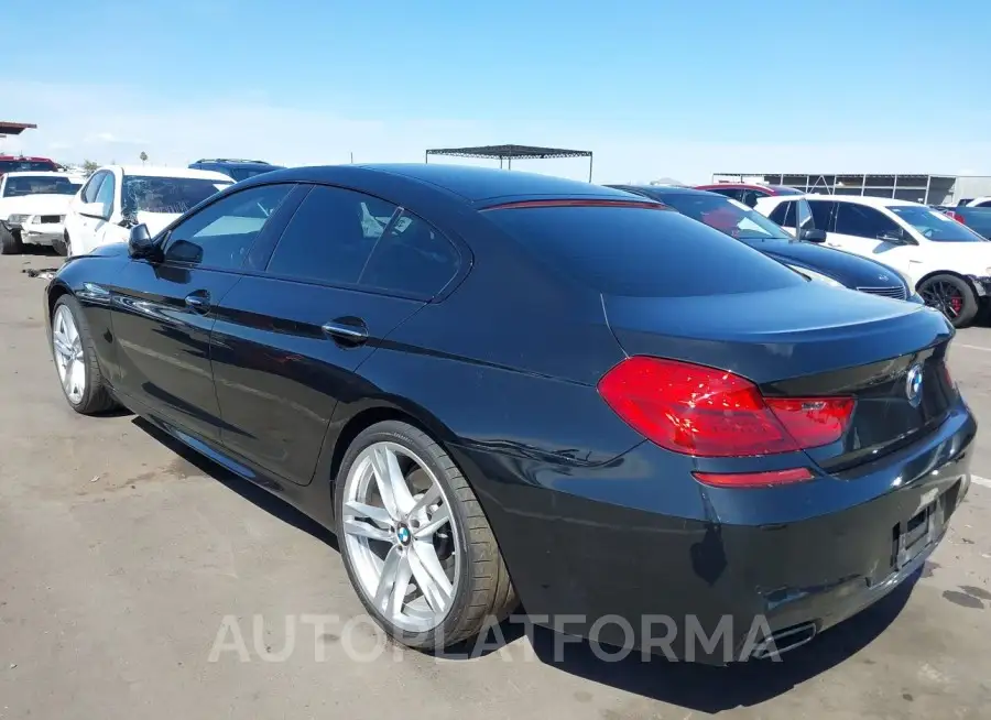 BMW 650I GRAN COUPE 2015 vin WBA6B2C50FGB99333 from auto auction Iaai