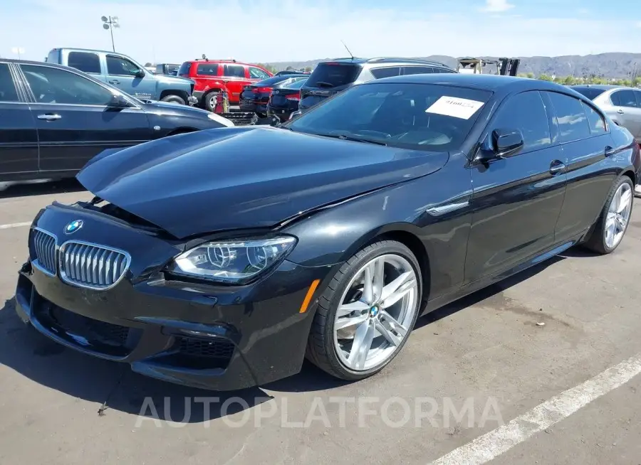 BMW 650I GRAN COUPE 2015 vin WBA6B2C50FGB99333 from auto auction Iaai