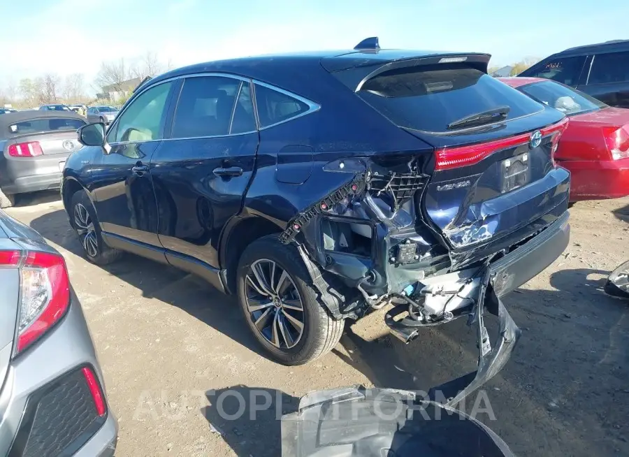 TOYOTA VENZA 2021 vin JTEAAAAH8MJ061720 from auto auction Iaai