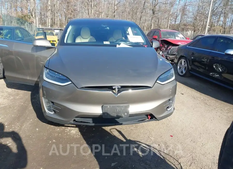 TESLA MODEL X 2016 vin 5YJXCBE40GFS00529 from auto auction Iaai