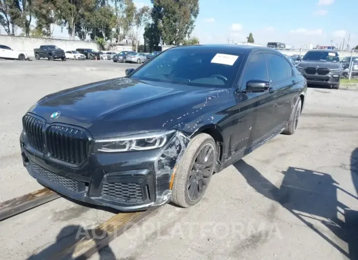 BMW 740I 2022 vin WBA7T2C01NC816392 from auto auction Iaai