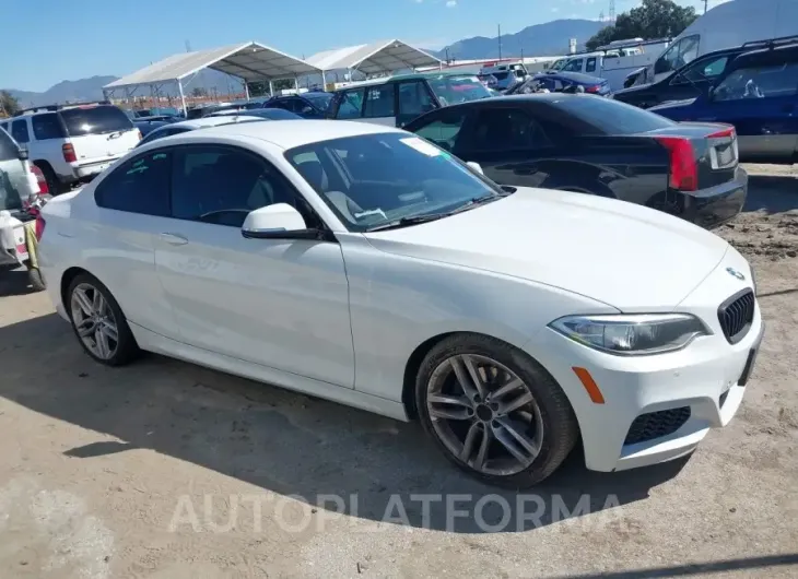 BMW 228I 2016 vin WBA1F9C54GV544655 from auto auction Iaai