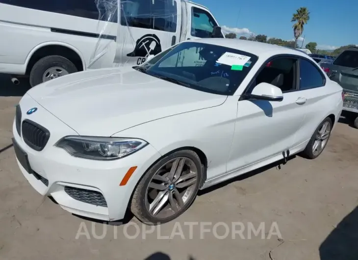 BMW 228I 2016 vin WBA1F9C54GV544655 from auto auction Iaai