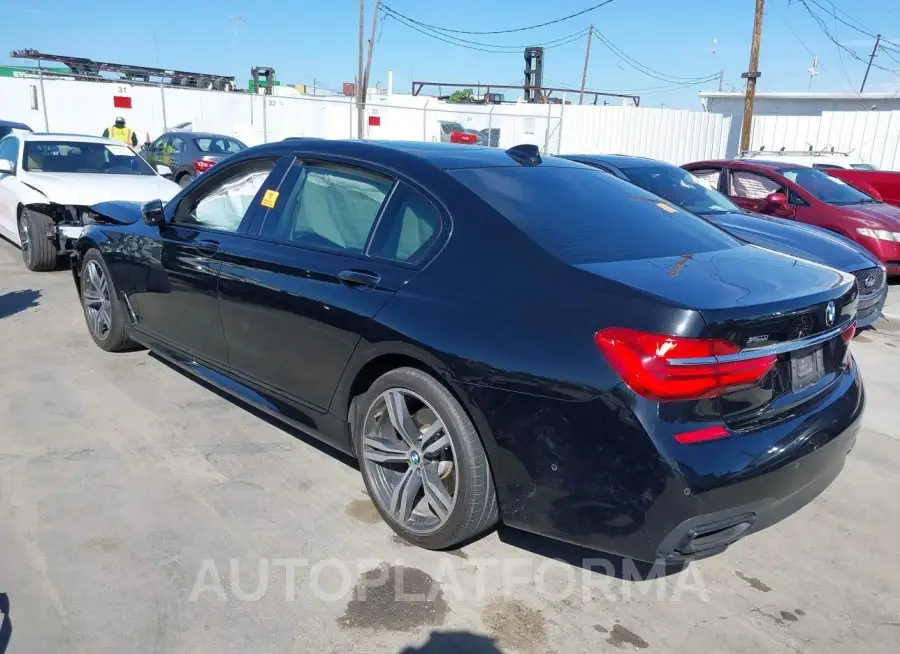 BMW 750I 2016 vin WBA7F2C58GG418739 from auto auction Iaai