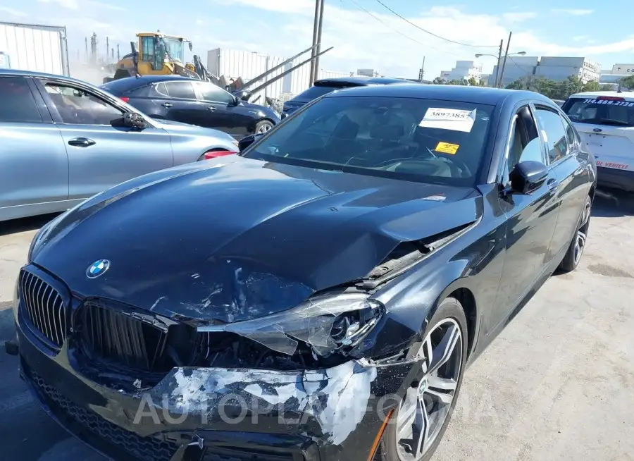 BMW 750I 2016 vin WBA7F2C58GG418739 from auto auction Iaai