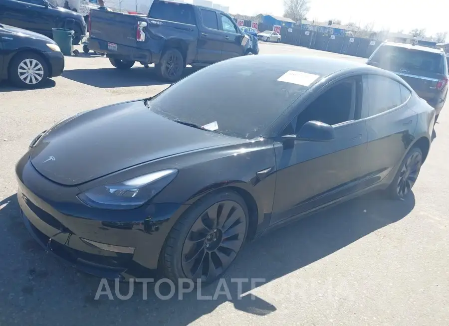 TESLA MODEL 3 2023 vin 5YJ3E1EC1PF578451 from auto auction Iaai