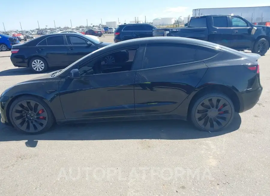 TESLA MODEL 3 2023 vin 5YJ3E1EC1PF578451 from auto auction Iaai