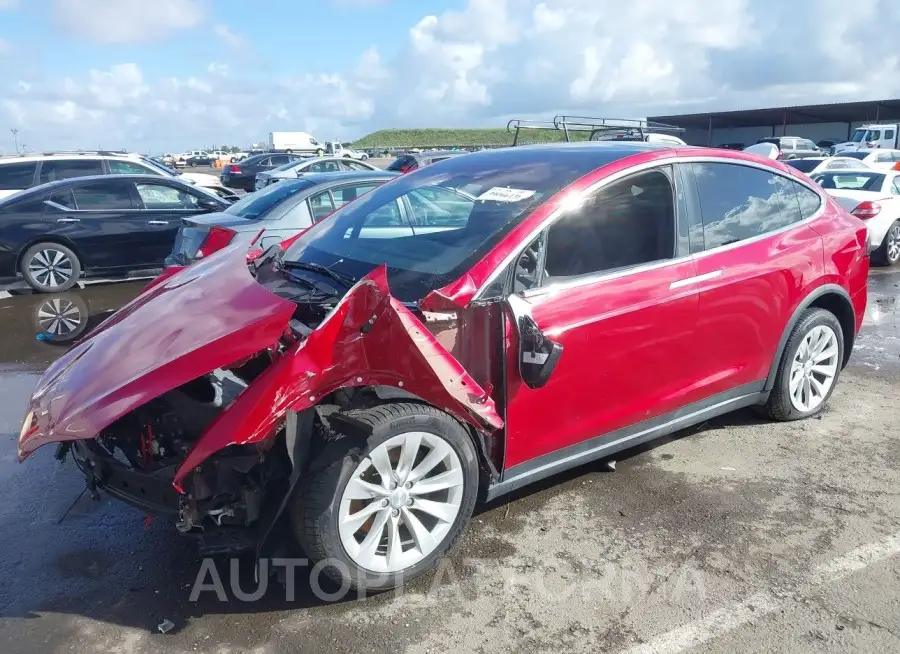 TESLA MODEL X 2020 vin 5YJXCDE20LF220963 from auto auction Iaai