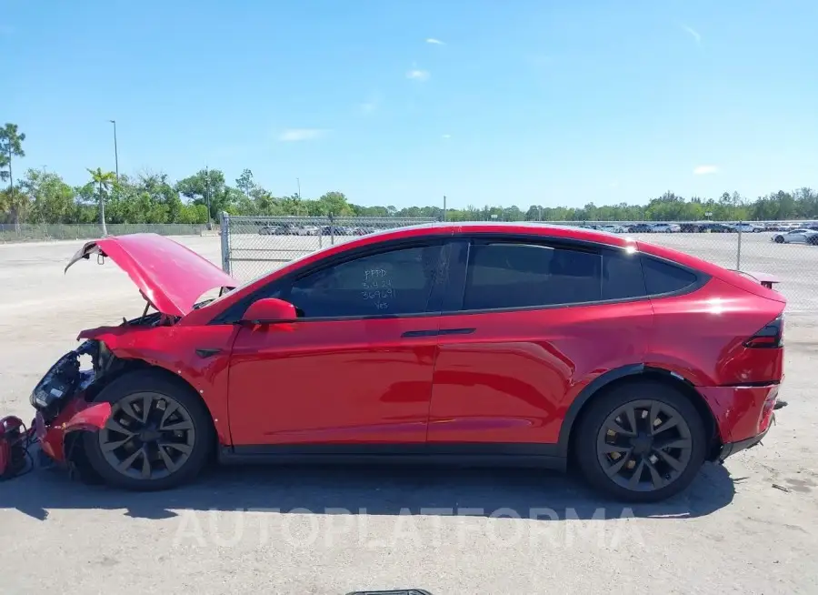 TESLA MODEL X 2023 vin 7SAXCDE5XPF369691 from auto auction Iaai