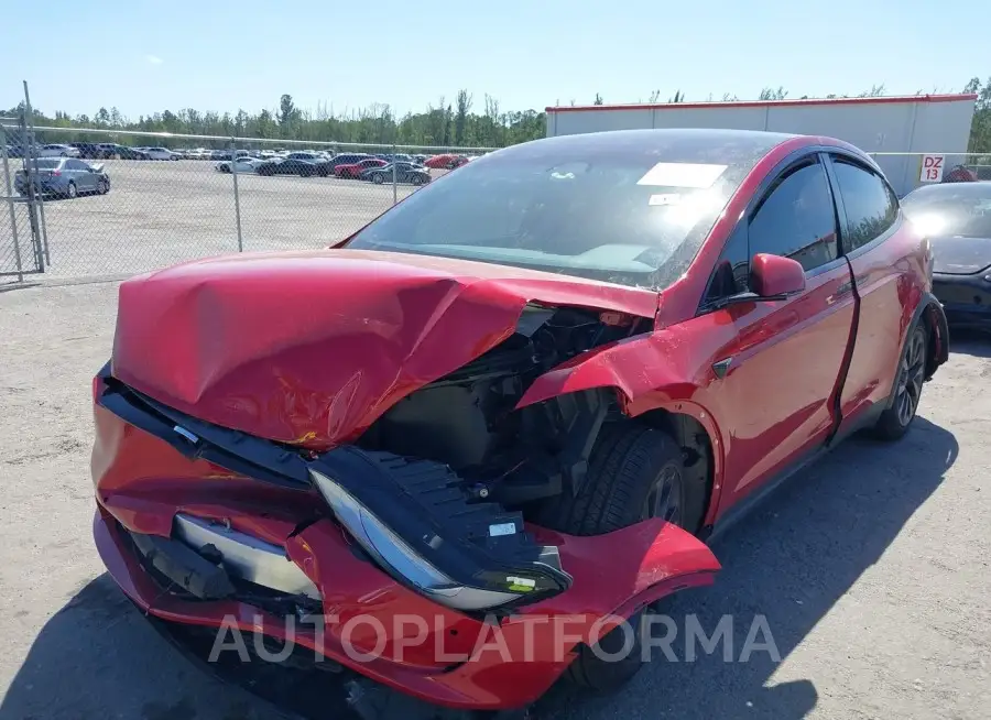 TESLA MODEL X 2023 vin 7SAXCDE5XPF369691 from auto auction Iaai