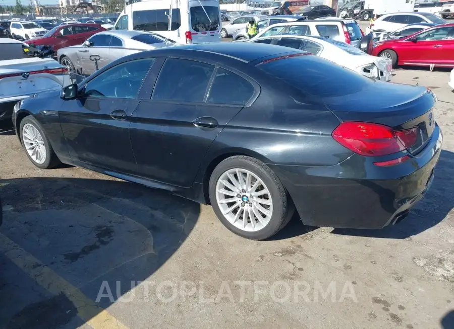 BMW 650I GRAN COUPE 2015 vin WBA6B2C55FGB99490 from auto auction Iaai