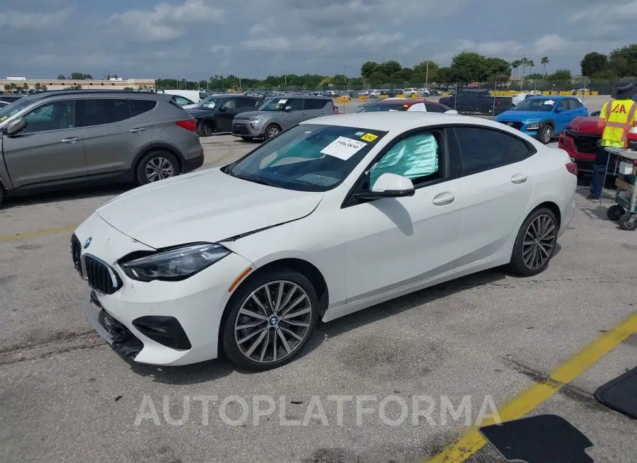 BMW 228I GRAN COUPE 2021 vin WBA73AK08M7H12441 from auto auction Iaai