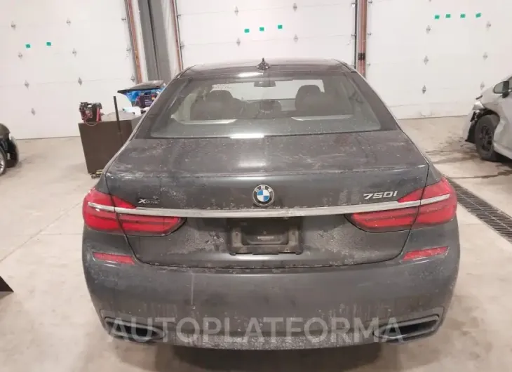 BMW 750I 2016 vin WBA7F2C56GG421087 from auto auction Iaai