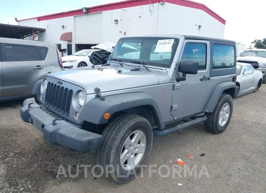 JEEP WRANGLER JK 2018 vin 1C4GJWAG1JL924019 from auto auction Iaai