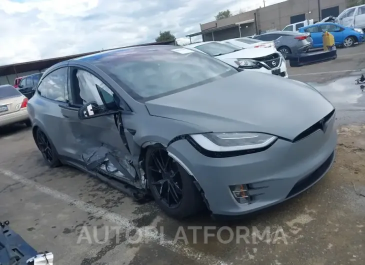 TESLA MODEL X 2018 vin 5YJXCBE2XJF115817 from auto auction Iaai