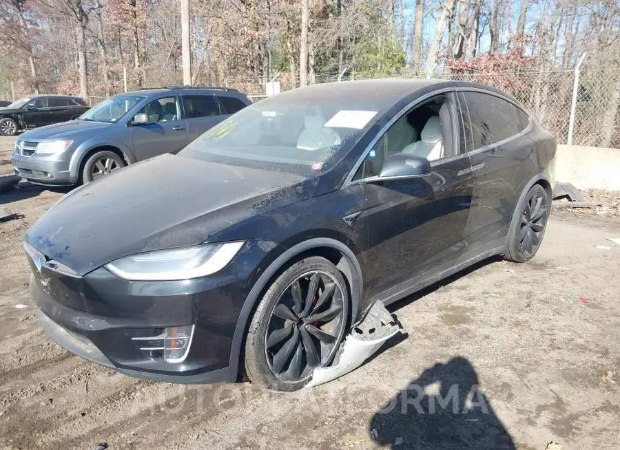 TESLA MODEL X 2018 vin 5YJXCBE45JF085840 from auto auction Iaai