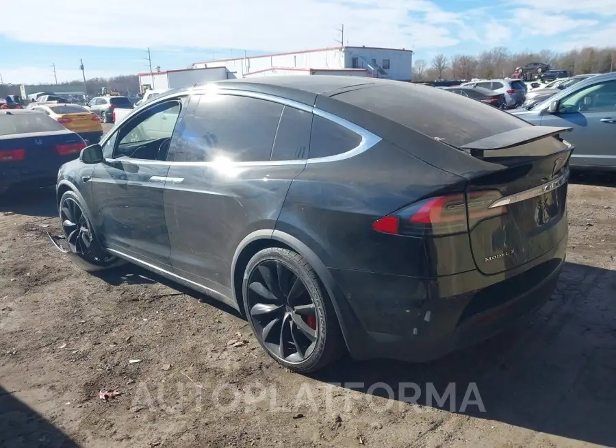 TESLA MODEL X 2018 vin 5YJXCBE45JF085840 from auto auction Iaai