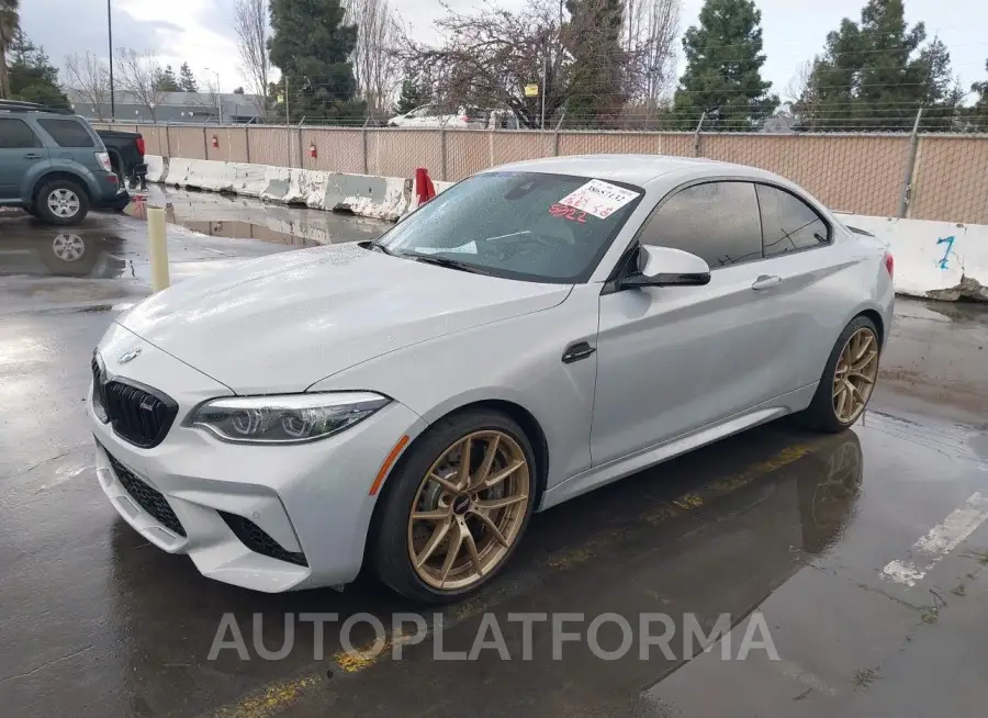 BMW M2 2021 vin WBS2U7C07M7H76989 from auto auction Iaai