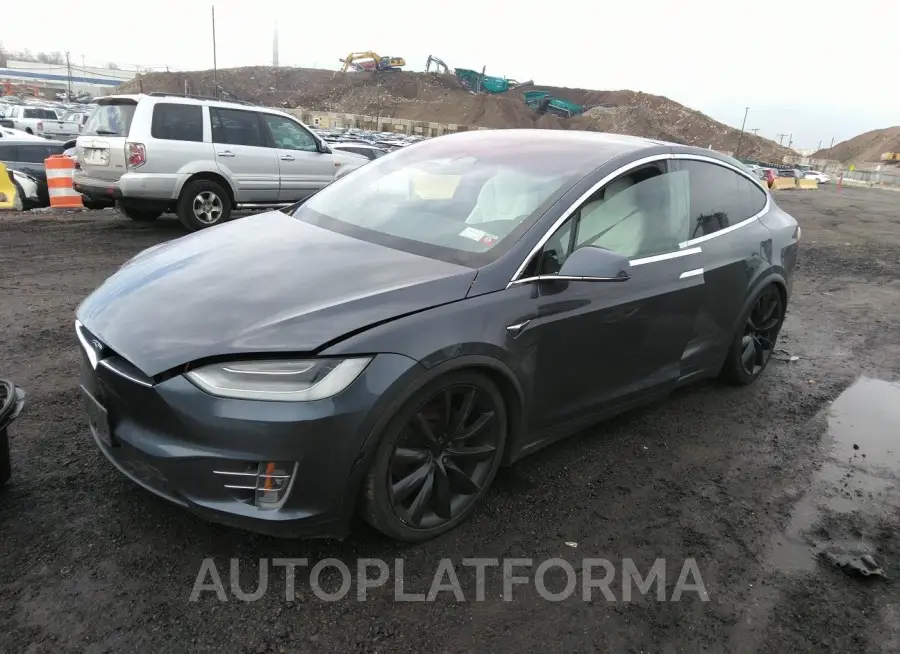 TESLA MODEL X 2020 vin 5YJXCBE24LF236832 from auto auction Iaai