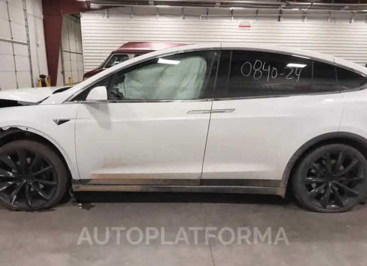 TESLA MODEL X 2020 vin 5YJXCDE2XLF308144 from auto auction Iaai