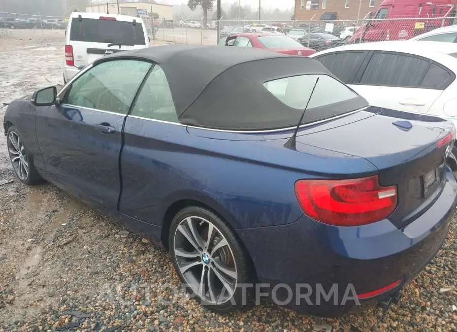 BMW 228I 2015 vin WBA1K5C56FV474143 from auto auction Iaai